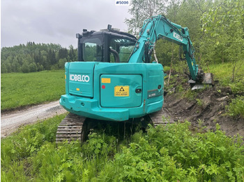 Escavadeira 2016 Kobelco SK75SR-3E excavator w/ 2 buckets, rototilt and factory new engine: foto 5