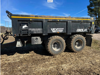 Reboque basculante agrícola 2020 Richard Western wf19DLH 2 axle dump trailer for tractor: foto 3 Reboque basculante agrícola 2020 Richard Western wf19DLH 2 axle dump trailer for tractor: foto 3