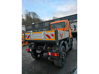 Caminhão basculante Unimog 405/12 U400 Bluetec 5 131000km  Mercedes-Benz Variopilot Hydrostat U300 500 U 400 Wechsellenkung: foto 5