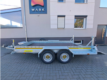 Reboque porta máquinas nuevo PRZYCZEPA DO KOPARKI MINIKOPARKI ŁADOWARKI Z NAJAZDAMI STALOWYMI 3500KG / EXCAVATOR MINI EXCAVATOR LOADER TRAILER WITH STEEL RAMPS 3500KG: foto 4