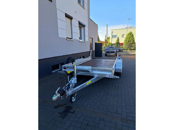 Reboque porta máquinas nuevo PRZYCZEPA DO KOPARKI MINIKOPARKI ŁADOWARKI Z NAJAZDAMI STALOWYMI 3500KG / EXCAVATOR MINI EXCAVATOR LOADER TRAILER WITH STEEL RAMPS 3500KG: foto 2