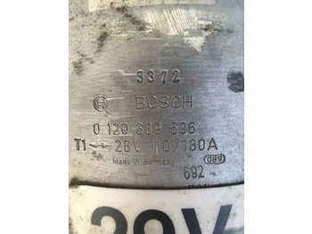 Alternador Bosch Bosch Lichtmaschine 180A 28V Bosch 0120689536 Generator Lima 0120689589: foto 2