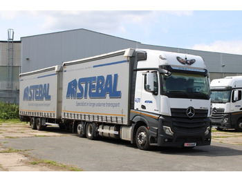Caminhão com lona MERCEDES-BENZ Actros 2542