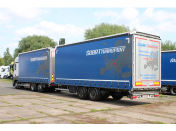 Caminhão com lona, Reboque de lona Mercedes-Benz Actros 2542 NAVIGACE + PANAV TVK 18 M (8,20m x 2,4: foto 5