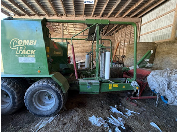 Máquina para produção de feno Krone Combi pack Multi-Cut 1500 round baler: foto 5