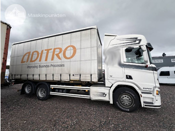 Caminhão transportador de contêineres/ Caixa móvel SCANIA R 580