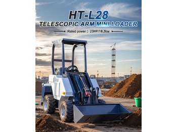 Pá carregadora telescópica