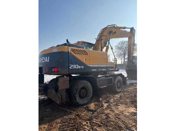 Escavadeira de rodas Used Korea Brand Original hyundai 210w-9 Wheel Excavator for Sale  Used hyundai Wheel Excavator [ Copy ]: foto 3