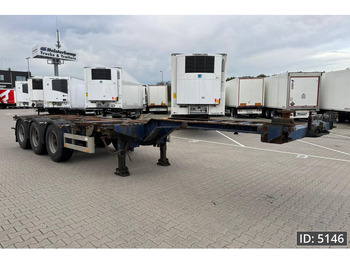 Semireboque transportador de contêineres/ Caixa móvel Pacton T3-010 / Multichassis / BPW Drum: foto 5 Semireboque transportador de contêineres/ Caixa móvel Pacton T3-010 / Multichassis / BPW Drum: foto 5