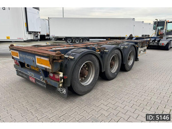 Semireboque transportador de contêineres/ Caixa móvel Pacton T3-010 / Multichassis / BPW Drum: foto 3 Semireboque transportador de contêineres/ Caixa móvel Pacton T3-010 / Multichassis / BPW Drum: foto 3