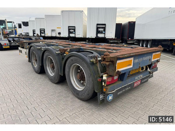 Semireboque transportador de contêineres/ Caixa móvel Pacton T3-010 / Multichassis / BPW Drum: foto 2 Semireboque transportador de contêineres/ Caixa móvel Pacton T3-010 / Multichassis / BPW Drum: foto 2