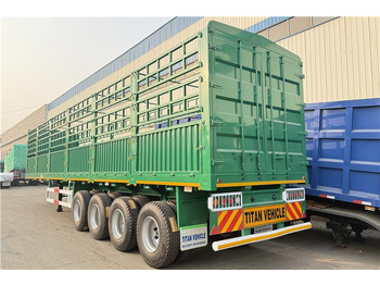 Semireboque transporte de gado para transporte de animais nuevo TITAN 4 Axle 80 Ton Livestock Semi Trailer for Sale In Sudan: foto 2 Semireboque transporte de gado para transporte de animais nuevo TITAN 4 Axle 80 Ton Livestock Semi Trailer for Sale In Sudan: foto 2