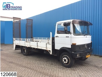 Camião de caixa aberta/ Plataforma Mercedes-Benz 809 Machine Transport truck, Manual, Steel suspension: foto 1