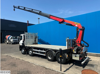 Camião de caixa aberta/ Plataforma, Caminhão grua Renault C 430 8X4, EURO 6, Steel suspension, Palfinger: foto 4