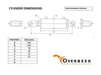 Hidráulica Atlas - Lifting cylinder/Hubzylinder/Hefcilinder: foto 4