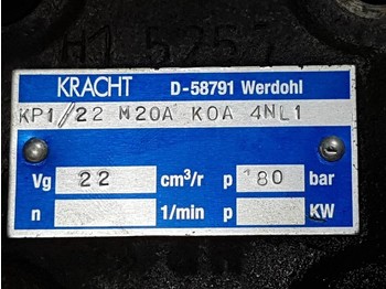 Hidráulica Kracht KP1/22M20AK0A4N-Gearpump/Zahnradpumpe/Tandw: foto 3