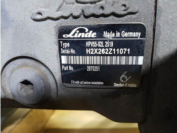 Hidráulica Linde HPV55-02L - Vögele - 2075251 -Drive pump/Fahrpumpe: foto 4