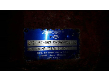 Eixo e peças de Máquina de construção Spicer Dana 111/54-002 - Axle/Achse/As: foto 3