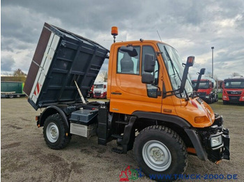 Caminhão basculante Unimog U300 4x4 Zapfwelle Arbeitsplatte Nur 113.106 KM: foto 2