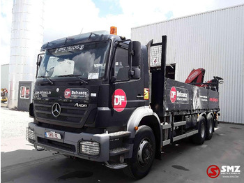 Camião de caixa aberta/ Plataforma, Caminhão grua Mercedes-Benz Axor 2633 fassi f 170-3 remote: foto 3