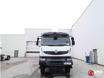 Camião de caixa aberta/ Plataforma, Caminhão grua Renault Kerax 370 DXI chassis manual: foto 2