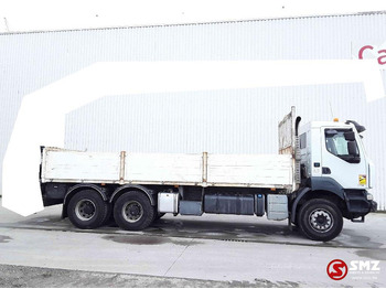 Camião de caixa aberta/ Plataforma, Caminhão grua Renault Kerax 370 DXI chassis manual: foto 4