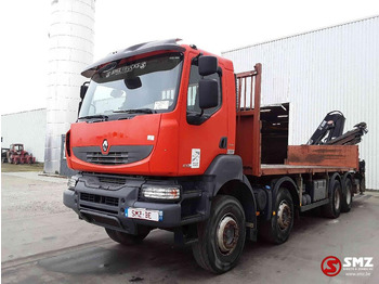 Camião de caixa aberta/ Plataforma, Caminhão grua Renault Kerax 430 hiab 166 B- +remote: foto 3