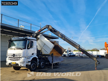 Locação de Mercedes-Benz Arocs 3240 8X4 HIAB X-HIDUO 188 E-2 Kran Crane 3-side tipper Big-Axle Euro 6 Mercedes-Benz Arocs 3240 8X4 HIAB X-HIDUO 188 E-2 Kran Crane 3-side tipper Big-Axle Euro 6: foto 2