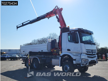 Caminhão basculante, Caminhão grua nuevo Mercedes-Benz Arocs 3348 6X6 Fassi F255A.2.24 xe-dynamic Kran Dreiseitenkipper Navi Euro 6: foto 3