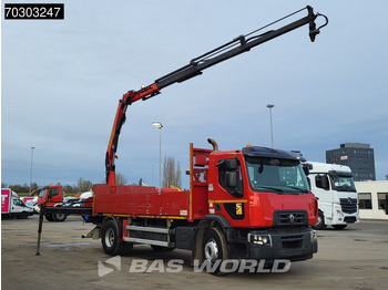 Camião de caixa aberta/ Plataforma, Caminhão grua Renault C 280 4X2 Palfinger PK12.501 SLD Crane Kran Automatic Airco Euro 6: foto 3 Camião de caixa aberta/ Plataforma, Caminhão grua Renault C 280 4X2 Palfinger PK12.501 SLD Crane Kran Automatic Airco Euro 6: foto 3