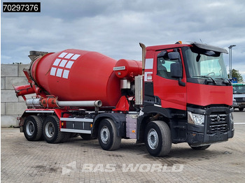 Caminhão betoneira Renault C 430 8X4 9m3 Liebherr Mixer Steelsuspension Big-Axle Euro 6: foto 3