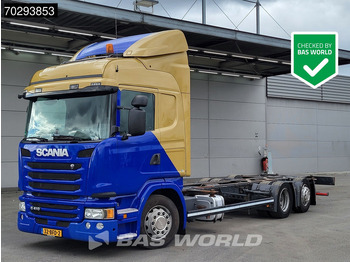 Caminhão transportador de contêineres/ Caixa móvel SCANIA G 410