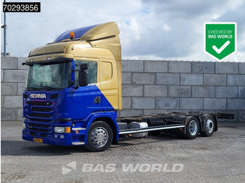 Caminhão transportador de contêineres/ Caixa móvel SCANIA G 410