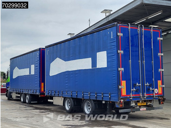 Caminhão com lona Scania R410 R 6X2 NL-Combi Curtainsides Lift+steering axle Automatic Euro 6: foto 2