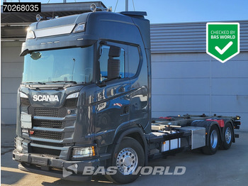 Caminhão transportador de contêineres/ Caixa móvel SCANIA S 540