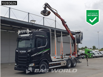 Locação de Scania S650 S 6X4 Tajfun LIV100K Kran Holztransport Retarder 3-Pedals Euro 6 Scania S650 S 6X4 Tajfun LIV100K Kran Holztransport Retarder 3-Pedals Euro 6: foto 1