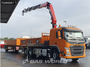Caminhão basculante, Caminhão grua Volvo FM 420 6X2 Combi HMF 2120 K 4 Crane Kran Lift+lenkasche Euro 6: foto 3
