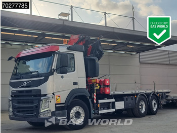 Camião de caixa aberta/ Plataforma, Caminhão grua Volvo FM 460 6X2 Fassi F365A.2.25 E-Dynamic Retarder Euro 6 Kraan Crane: foto 2