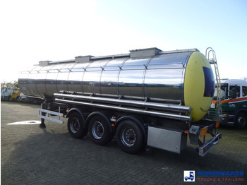 Reboque tanque Van Hool Chemical tank inox 30 m3 / 3 comp: foto 3