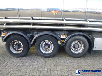 Reboque tanque Van Hool Chemical tank inox 30 m3 / 3 comp: foto 5
