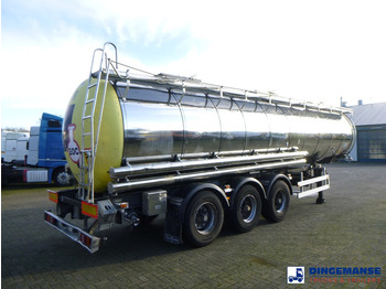 Reboque tanque Van Hool Chemical tank inox 30 m3 / 3 comp: foto 4