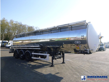Semirreboque tanque Van Hool Chemical tank inox L4BH 30 m3 / 3 comp: foto 2