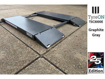 Equipamento para oficina TSC3000E mobile midrise car scissor lift with electrical release - 230V - Graphite gray: foto 3