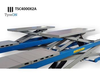 Equipamento para oficina TSC4000X2A Alignment scissor lift - On floor - Free wheel lifting system - 4.8 m lightened runways - 4T - Mounted on the floor: foto 5