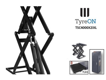 Equipamento para oficina TSC4000X2iXL In floor scissor lift - Double extensions - 12 cm installation depth - Hydromechanically locked - No compressed air required - 4T: foto 5