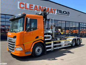 Caminhão polibenne, Caminhão grua DAF FAN XD 450 Euro 6 HMF 23 Tonmeter laadkraan: foto 2