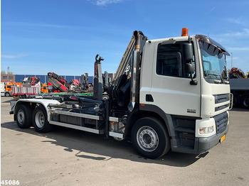 Caminhão polibenne, Caminhão grua DAF FAS 85 CF 340 Manual Hiab 12 Tonmeter laadkraan: foto 3