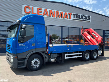 Caminhão grua Iveco Stralis 500 6x4 MKG 54 Tonmeter laadkraan: foto 4