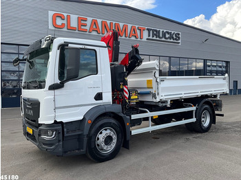 Caminhão basculante MAN TGM 18.320 Euro 6 Fassi 13 Tonmeter laadkraan NEW AND UNUSED!: foto 3