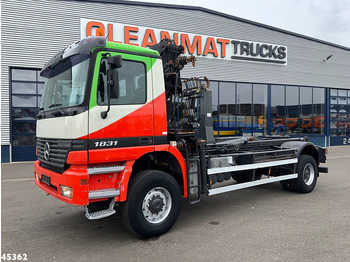 Caminhão polibenne, Caminhão grua Mercedes-Benz Actros 1931 AK 4x4 Hiab 12 Tonmeter laadkraan: foto 2